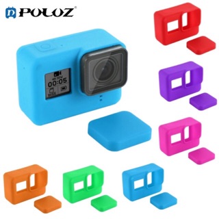 ซิลิโคน Gopro Hero 7 / 6 / 5 / 2018 Silicone พร้อมฝาปิดเลนส์