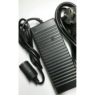 Adepter.แปลงไฟฟ้าAC12V/10A.ขั้วปลั๊กที่จุดบุหรี่