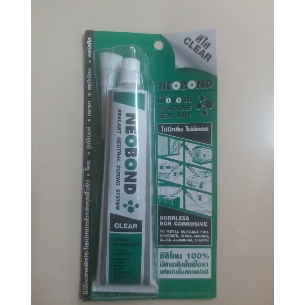 กาวซิลิโคน NEOBOND ใส 100g ไม่มีกลิ่น ไม่มีกรด