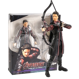 Shf โมเดลฟิกเกอร์ PVC รูป Avengers Hawkeye Marvel สําหรับเก็บสะสม