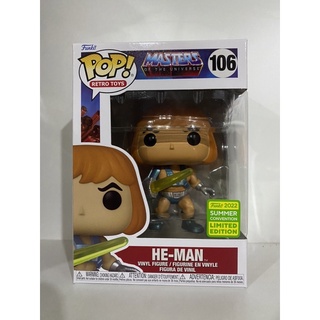 Funko Pop He Man Masters Of The Universe SDCC 2022 Exclusive 106