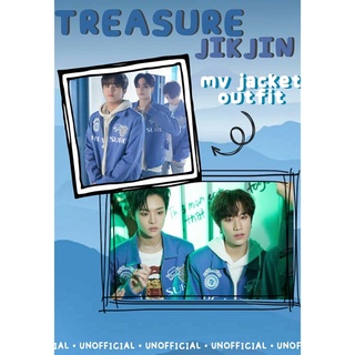 เสื้อแจ็กเก็ต มีซิป ปักลาย TREASURE JIKJIN MV (อย่างเป็นทางการ)