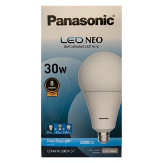 หลอดไฟ LED Panasonic 30w cool daylight