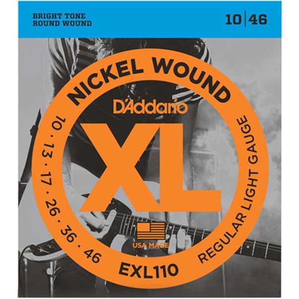D'Addario สายกีต้าร์ไฟฟ้า EXL110 EXL120 สายกีตาร์ ไฟฟ้า รูปที่ 2
