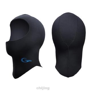 5MM Neoprene Diving Hood Wetsuit Diving Cap Unisex Warm Comfortable Stretchy Diving Mask For Snorkeling Surfing Kayaking Swimming Sailing Canoeing 1 Piece L