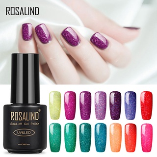 Rosalind โคมไฟ Led สีรุ้งสําหรับตกแต่งเล็บ 7 มล.