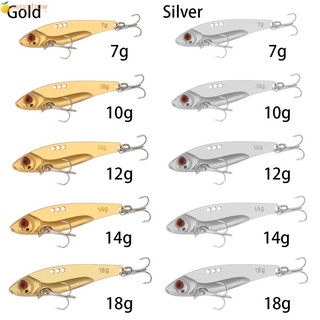 Mayshow เหยื่อตกปลาเทราท์ ไพค์ เบส เหยื่อตกปลาประดิษฐ์ 7/10/12/14/18 กรัม โลหะ สีเงิน ทอง อุปกรณ์เสริมตกปลา ช้อนสปินเนอร์ ตะขอแหลม / หลากสี