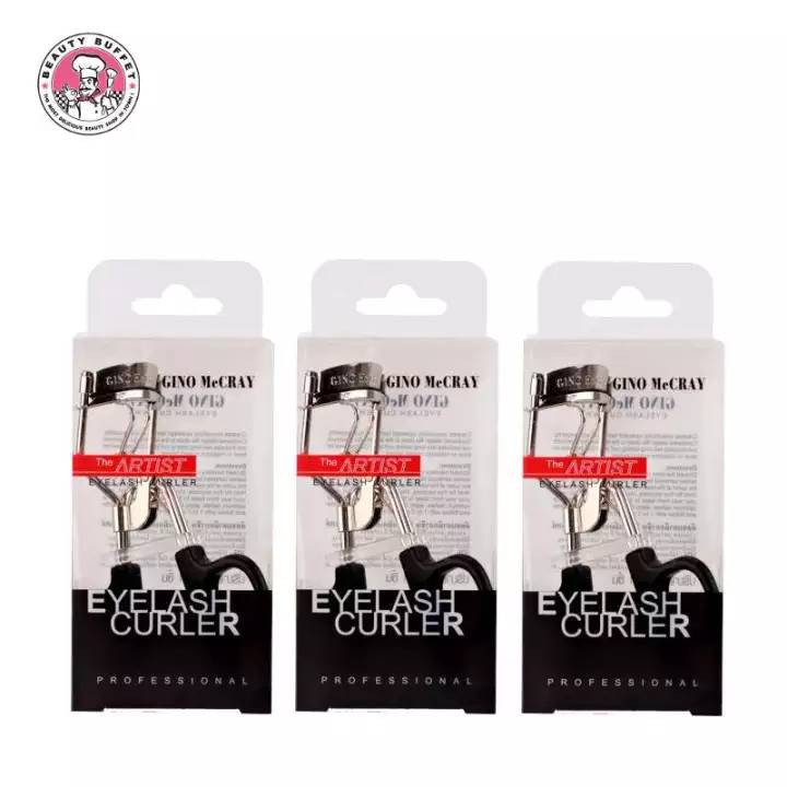 [ แพ็ค 3 ชิ้น ] BEAUTY BUFFET GINO McCRAY THE ARTIST EYELASH CURLER จีโน่ แม็คเครย์ ดิ อาร์ทติสท์ ดัดขนตามืออาชีพ