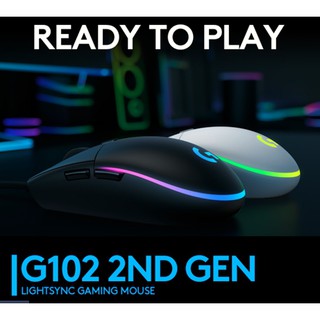 ์New GEN 2 เมาส์LOGITECH G102 Gaming Mouse