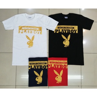 เสื้อยืด PLAYBOY ผ้าตอลตอล ชาย-หญิง