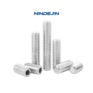 NINDEJIN 50-55pcs ชุดสกรูสแตนเลส M2 M2 . 5 M3 Grub