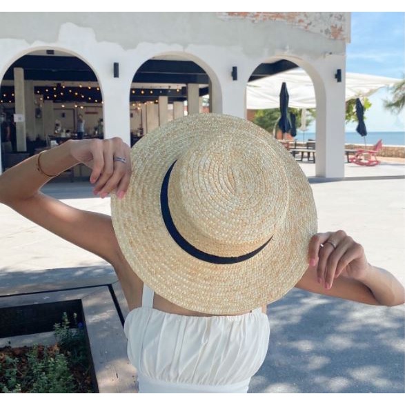 Luffy hat หมวกสานทรงคัพเค้ก