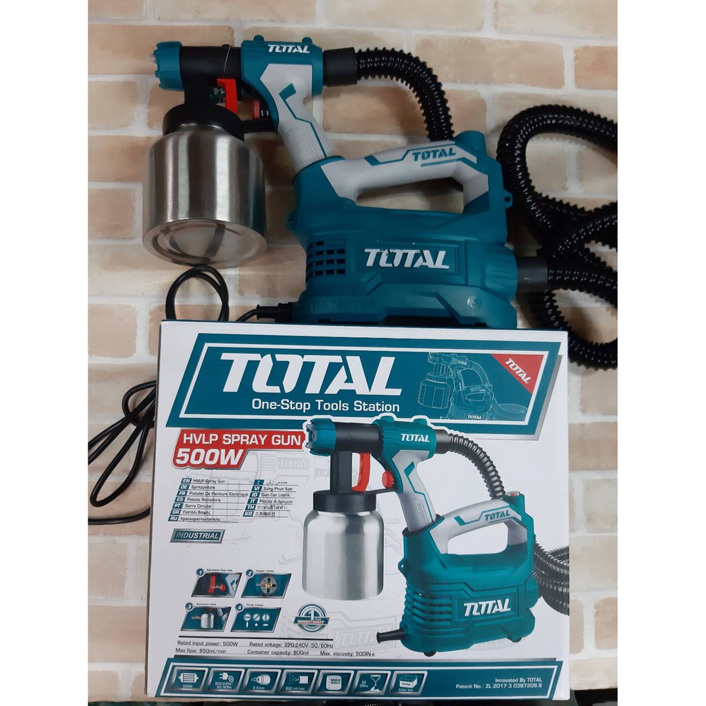 Total กาพ่นสีไฟฟ้า 500 วัตต์ 800ml. รุ่น TT5006-2