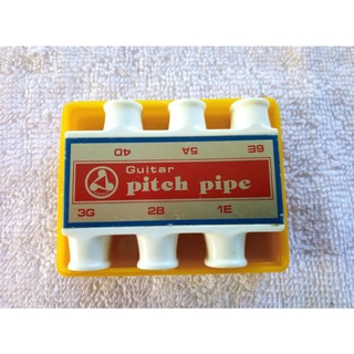 Guitar pitch pipe Model (pp-6)   6 String Tuner E B G D A E  Made in Taiwan (Used Less)