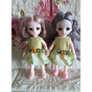 ชุดเดรส สําหรับแต่งตัวตุ๊กตาบาร์บี้ bjd, lati y ขนาด 15 ซม. - 16 ซม.
