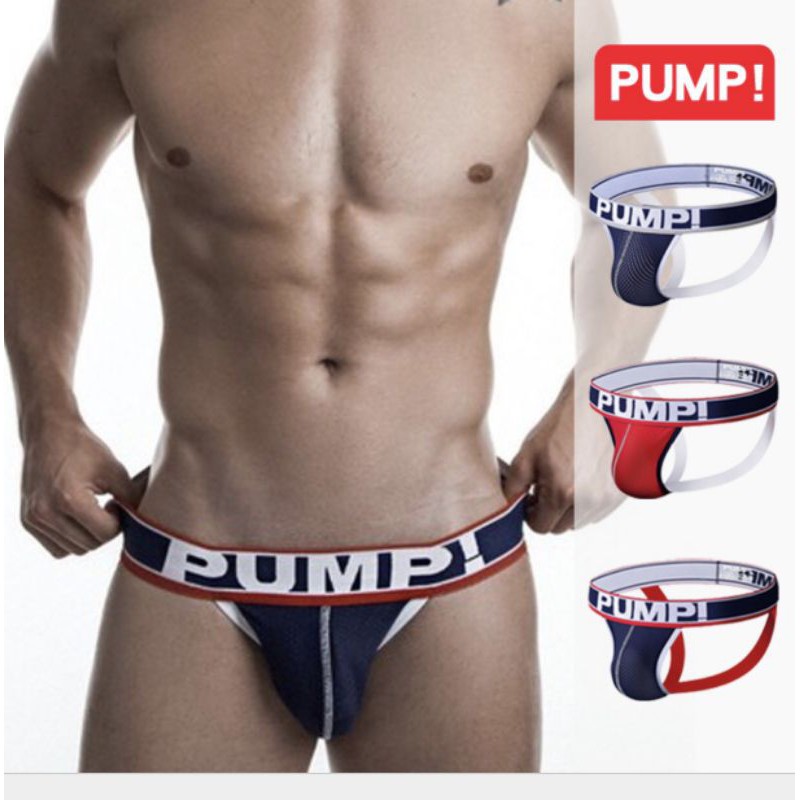 ลดล้างสต็อก PUMPกางเกงในทรงJockstrapโชว์หลังสินค้าพร้อมส่ง
