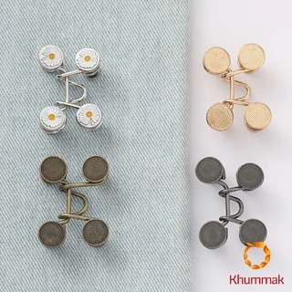 Khummak ตะขอกางเกง กระดุม ตะขอกางเกงปรับเอวที่หลวมให้พอดี jeans buttons