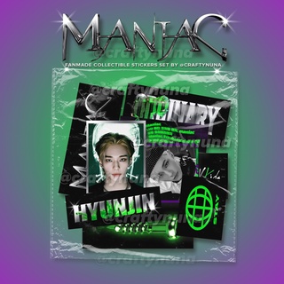 (SK-005) ชุดสติกเกอร์ ลาย Stray KIDS ODDINARY MANIAC AESTHETIC STICKER SET kpop skz deco case hp แล็ปท็อป ของสะสม AESTHETIC