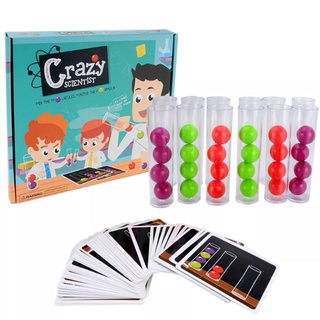 🏅Kids learning🏅Crazy Scientist เกมส์เรียงสีลูกบอลในหลอดทดลอง