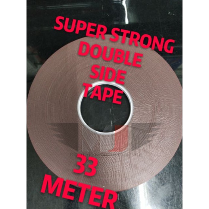 LIVE 33 เมตร x 10 มม. SUPER STRONG PERMANENT SUPER LASTING DOUBLE SIDE เทปโฟม M33 เทปม้วนใหญ่