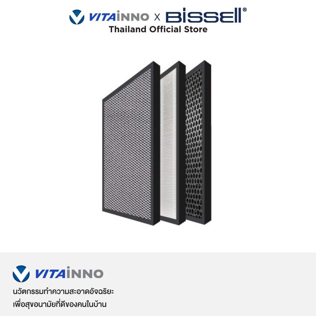 Vitainno แผ่นกรองเครื่องฟอกอากาศ รุ่น Vita-Health V50 (แพค 3 ชิ้น)