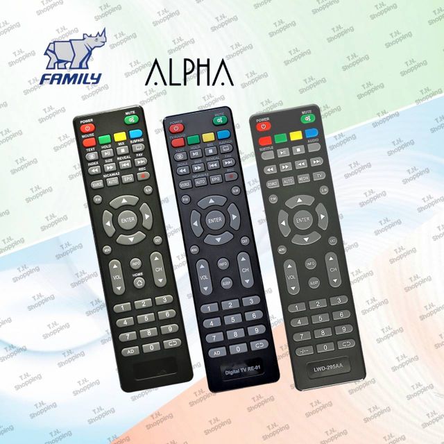 Alpha รีโมททีวี LCD/LED ยี่ห้อ Alpha