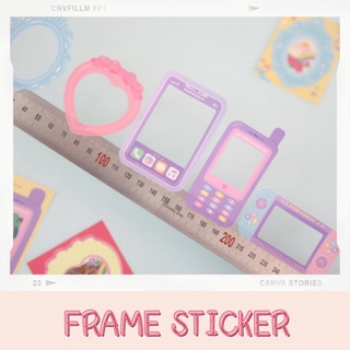 [พร้อมส่ง] สติกเกอร์กรอบรูป Frame Sticker