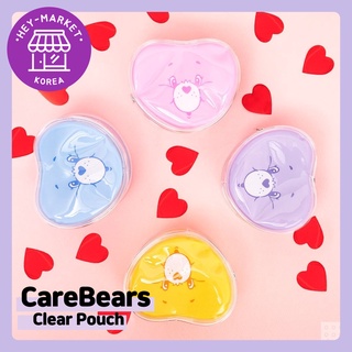 [DAISO เกาหลี] ⛱️Carebears กระเป๋าใส⛱️รูปหัวใจ ทรงสี่เหลี่ยม / กระเป๋าเดินทาง อเนกประสงค์ / กระเป๋าเดินทาง / กระเป๋าแต่งหน้า / จัดระเบียบ / ฤดูร้อน / กระเป๋าใส