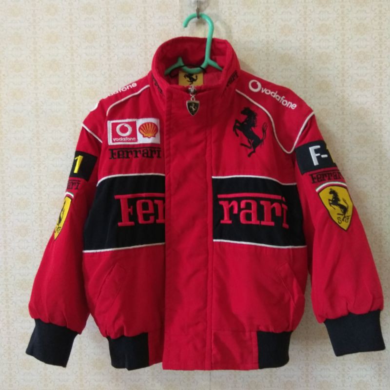 เสื้อแจ็คเก็ตเด็ก Ferrari  (2-4ขวบ) เสืัอกันหนาวเฟอร์รารี่เด็ก มือสองญี่ปุ่นคัดเกรด