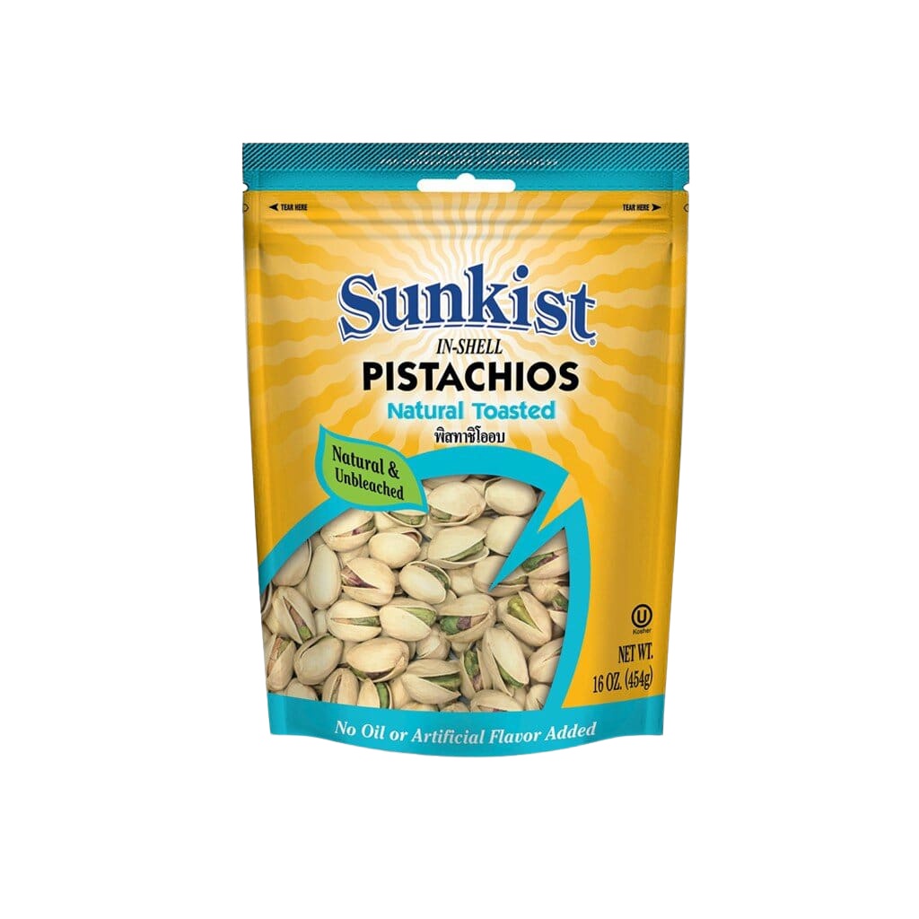 Pistachios In-shell Natural Toasted Sunkist 454 g