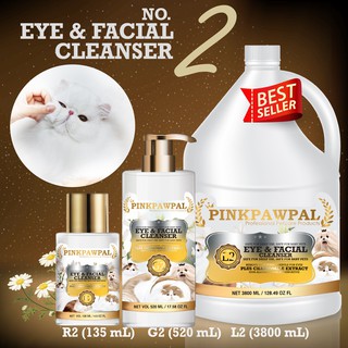 L2:โทนเนอร์ขจัดคราบน้ำตาสัตว์ แก้ตาเหลือง ขี้ตาเยอะ ส่วนผสมธรรมชาติ (Eye and Facial Cleansing Concentrated Solution)