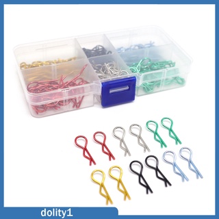 [DOLITY1] 180Pcs RC Body Shell R Shape Clips for 1/10 1/12 RC Racing Drift Car Accs