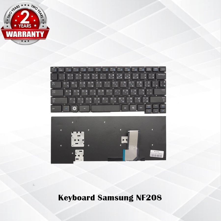 Keyboard Samsung  NF208 /  คีย์บอร์ด ซัมซุง รุ่น NP-NF208 NF210 NP-NF210 NF310 NP-NF310 / TH-ENG *ปร