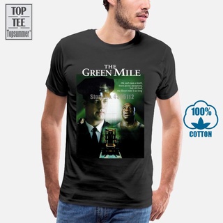 เสื้อยืดคอกลมThe Green Mile 1999 Movie Poster Tom Hanks T Shirt 100% Cotton Sizes S 4Xl V2S-5XL