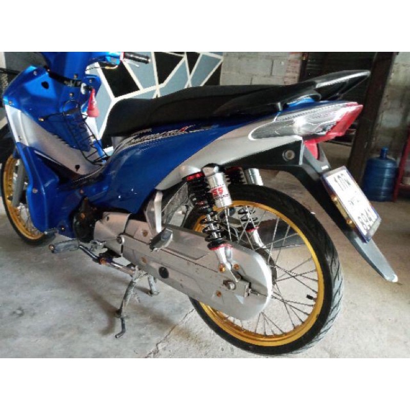 โช๊คหลังเวฟทรงYES โช้คแต่งใส่กับ W110i W125 W125LED (เวฟทุกรุ่น)สปริงดำ330มิล ดรีมซุปเปอร์คัพ แถมสติ๊กเกอร์1คู่ - รูปที่ 5