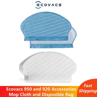 (พร้อมส่ง) ผ้าม็อบ Ecovacs OZMO 950 920 T5 N8 N5 DJ65 DX93 แบบเปลี่ยน สําหรับไม้ถูพื้น