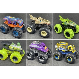 Hotwheels Monster Trucks รถบิ๊กฟุตฮอตวิวล้อยางขนาด1:64ไม่มีแพ็คเกจสภาพสวยน่าสะสมราคาถูกกว่าห้าง