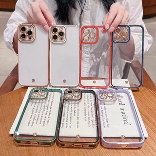 พร้อมส่ง เคสโทรศัพท์มือถือ tpu ใส แบบนิ่ม สําหรับ iPhone13mini 12mini 12promax 12pro 11promax 11pro 11 12