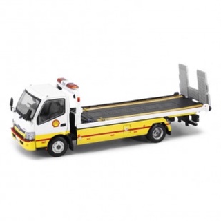 🚗พร้อมส่ง🚗 1/64 Hino 300 Shell Flatbed Tow Truck City 163 Diecast Scale Model Car