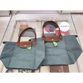 💥 Longchamp Le Pliage Classic สีเขียวอมฟ้า( Cypress) แท้จาก king Power