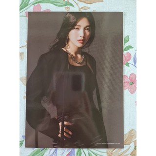 [แท้/พร้อมส่ง] โปสการ์ด​ จอย Joy black ver Red Velvet 2021 Seasons Greetings Photo Pack