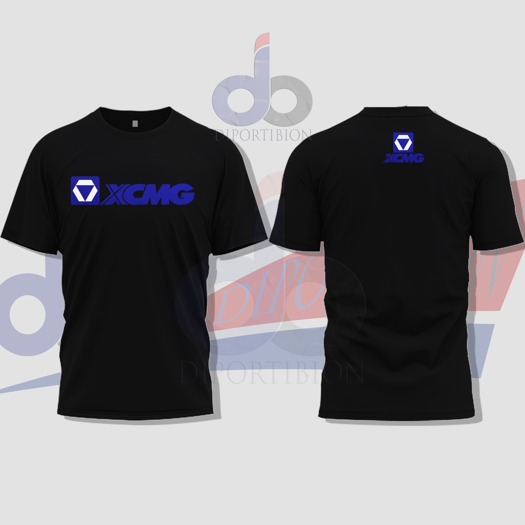 DISTRO เสื้อยืดโลโก้ HEAVY EQUIPMENT XCMG / XUZHOU CONSTRUCTION MACHINE GLOBAL โลโก้แขนสั้น