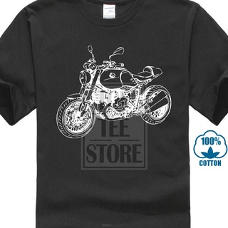 เสื้อยืด ผ้าฝ้าย 100% พิมพ์ลายกราฟฟิค Mit Grafik R Ninet Motorcyle Rally R Nine แฟชั่นสําหรับผู้ชายS-5XL