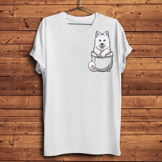 ขายดี!เสื้อยืดแขนสั้นลําลอง พิมพ์ลายสุนัข Samoyed 3 มิติ เหมาะกับฤดูร้อน สไตล์สตรีท สําหรับผู้ชาย และผู้หญิงS-5XL