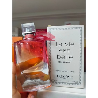 50ml ของแท้ ล็อตใหม่ ฉลากไทย Lancome  La Vie Est Belle En Rose LEau De Toilette 50 ml. โทนกลิ่น Flora lavie