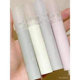 Luckgo Apricot peach Morandi ลิปสติก เนื้อแมตต์กํามะหยี่ สีขาว LG04