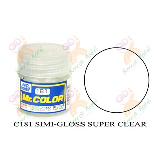 สีสูตรทินเนอร์ Mr.hobby Mr.color C181 Semi-Gloss Super Clear 10ml