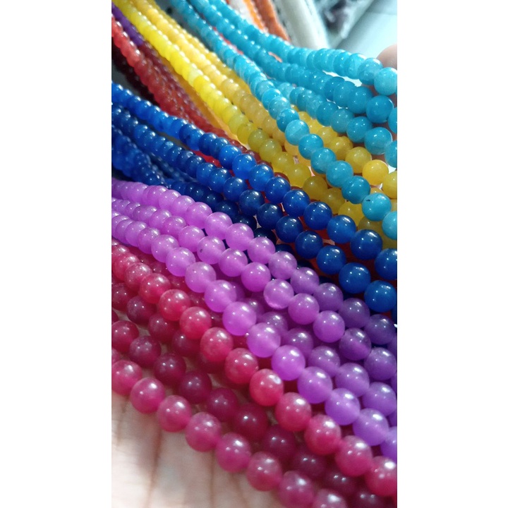 STONE BEADS 6MM ทุกสี