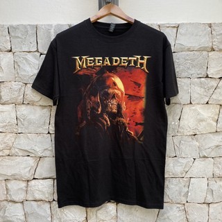 เสื้อวง MEGADETH FIGHTER PILOT รับประกันแท้ 100% นำเข้าจาก USAS-5XL