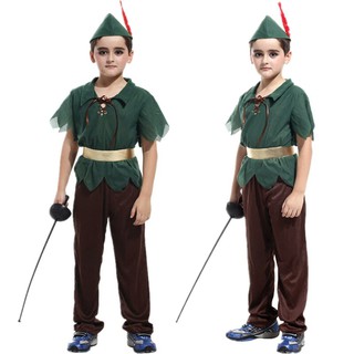 ชุดแฟนซีเด็ก ปีเตอร์แพนเด็กชาย Peter Pan Kid Costume